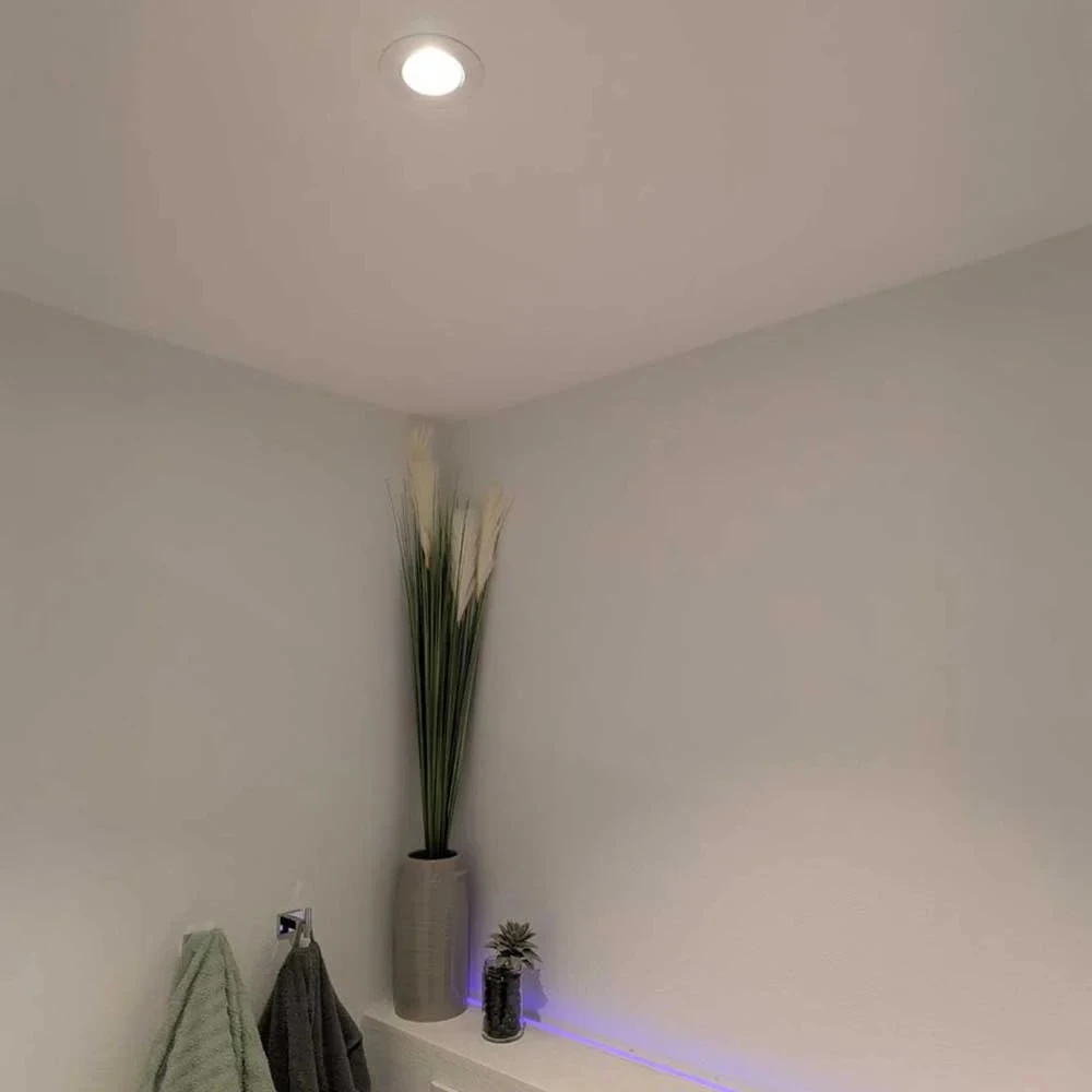Miniatuur van Shelly LED downlight 8W 600lm 2200K-6000K IP44 dimbaar Ø90mm - wit (SLSH-DS8-B)