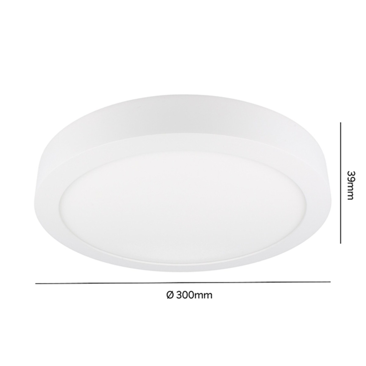 Miniatuur van Yphix LED plafonniere 30W 2240lm warm wit 3000K dimbaar IP40 (50413530)