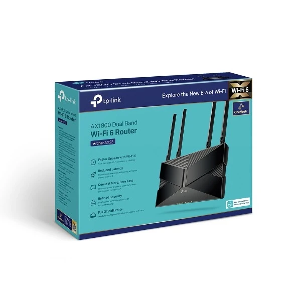 Miniatuur van TP-LINK router AX3000 WiFi 6 dual-band 2.4GHz/5GHz (Archer AX53)