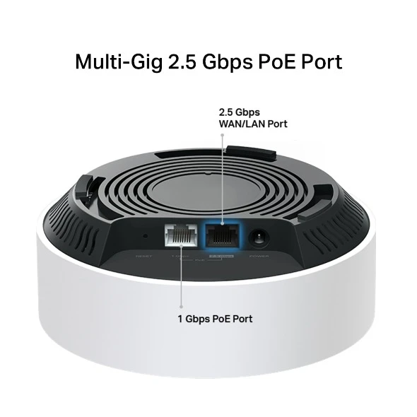 Miniatuur van TP-LINK mesh-router AX3000 WiFi 6 PoE dual-band 2.4GHz/5GHz - 2 stuks (Deco X50-PoE)