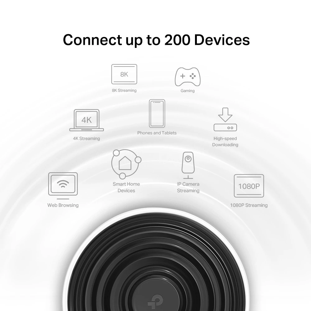 Miniatuur van TP-LINK mesh-router AXE5400 WiFi 6E tri-band 2.4GHz/5GHz/6GHz - 1 stuk (Deco XE75)