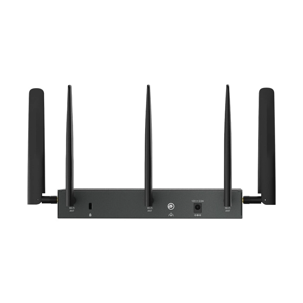 Miniatuur van TP-LINK router AX3000 WiFi 6 4G+ Cat6 dual-band 2.4GHz/5GHz 6× Gigabit VPN (ER706W-4G)