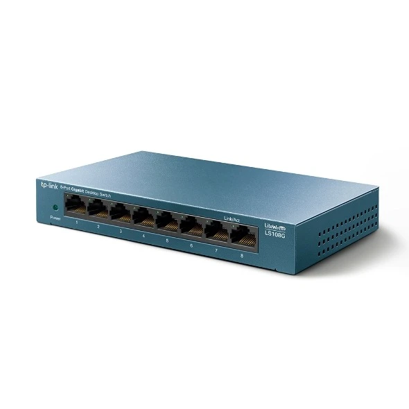 Miniatuur van TP-LINK desktop switch 8-poorts 10/100/1000Mbps (LS108G)