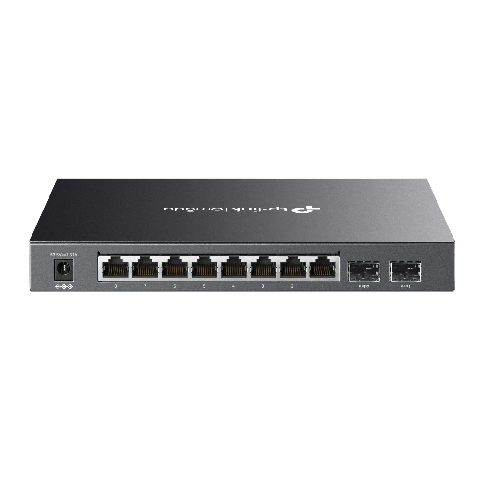 Miniatuur van TP-LINK Omada smart switch 10-poorts Gigabit 8× PoE+ 61W 2× SFP L2+ (SG2210P)