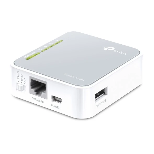 Miniatuur van TP-LINK mobiele router N300 WiFi 4 2.4GHz 3G/4G USB (TL-MR3020)