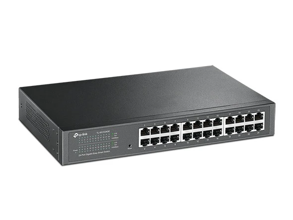 Miniatuur van TP-LINK desktop/rack easy smart switch 24-poorts Gigabit (TL-SG1024DE)