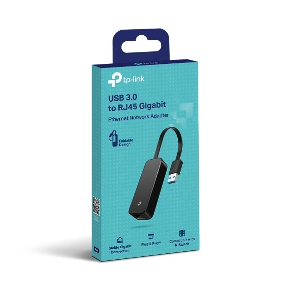 Miniatuur van TP-LINK USB 3.0 naar RJ45 Gigabit netwerkadapter (UE306)