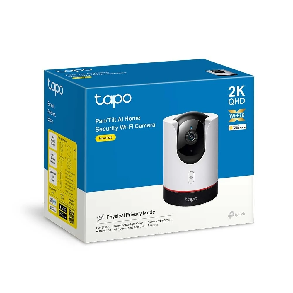 Miniatuur van TP-LINK wifi camera 4MP 2K pan/tilt met AI en nachtzicht (Tapo C225 V2)