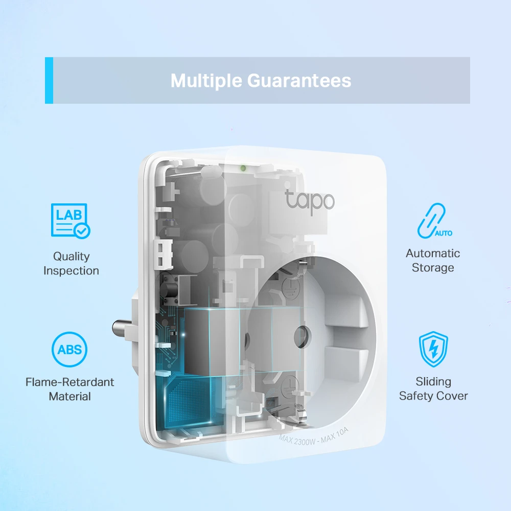 Miniatuur van TP-LINK wifi smart plug mini 10A 2-pack (Tapo P100)