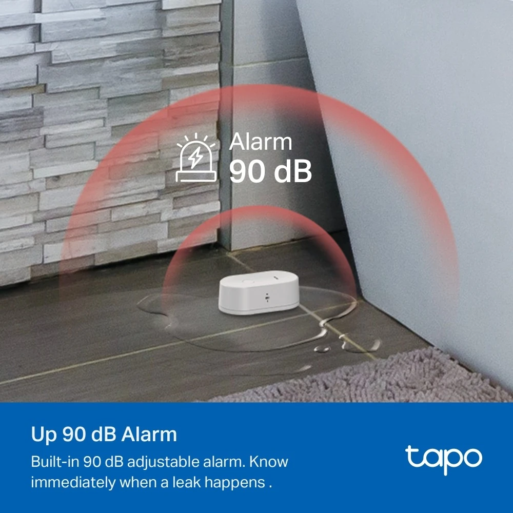 Miniatuur van TP-LINK smart waterlekkagesensor IP67 met alarm (Tapo T300)