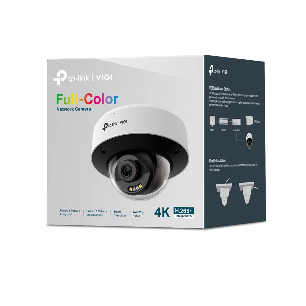 Miniatuur van TP-LINK netwerkcamera 8MP full-color PoE IP67 IK10 4mm (InSight S285)