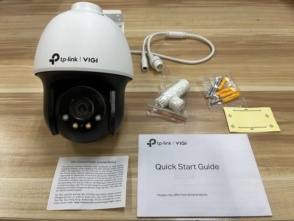 Miniatuur van TP-LINK netwerkcamera 4MP full-color pan/tilt PoE IP66 4mm (VIGI C540)