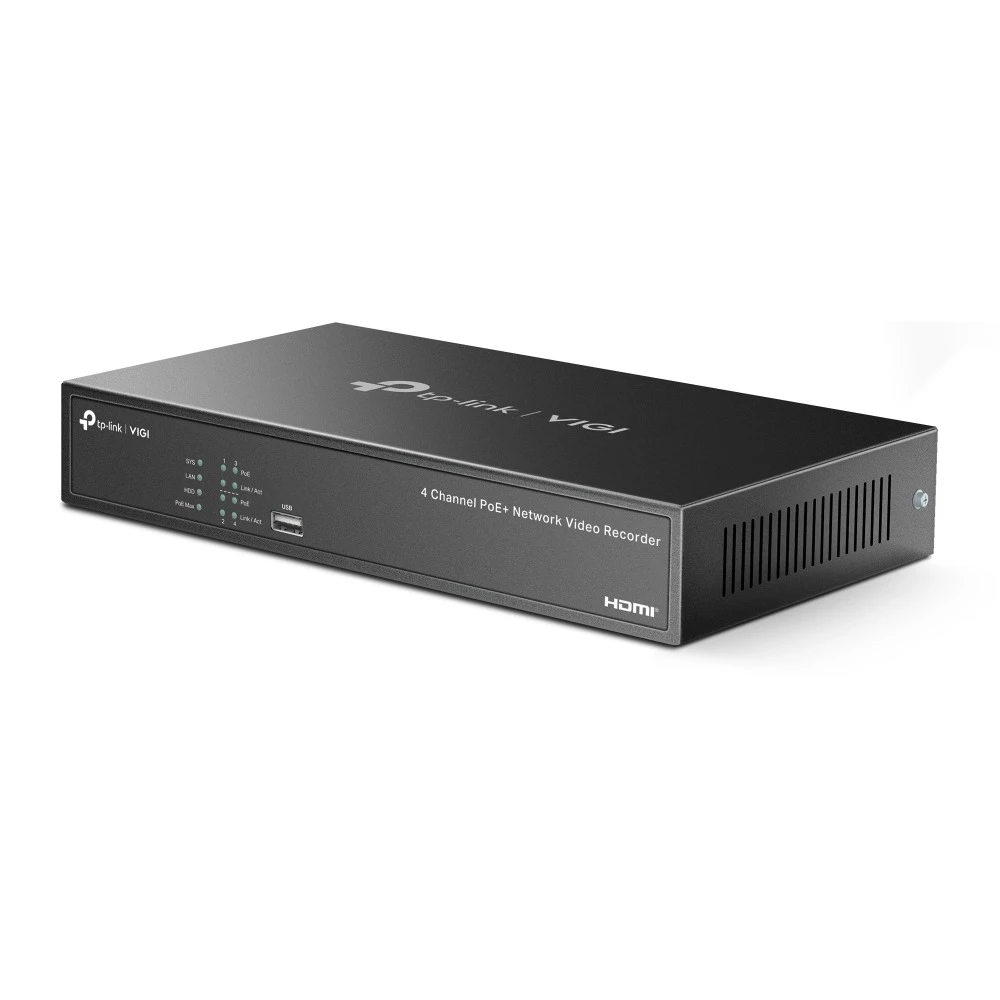 Miniatuur van TP-LINK netwerk video recorder 4-kanaals PoE+ 53W 2TB (VIGI NVR1004H-4P-2TB)