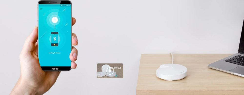 Miniatuur van TP-LINK mesh-router AX3000 WiFi 6 + G1500 Powerline dual-band 2.4GHz/5GHz - 2 stuks (Deco PX50)