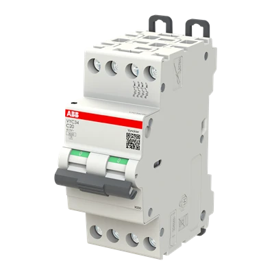 Miniatuur van ABB Vynckier Unibis automaat 3kA 4-polig C20 (VYC34C20)