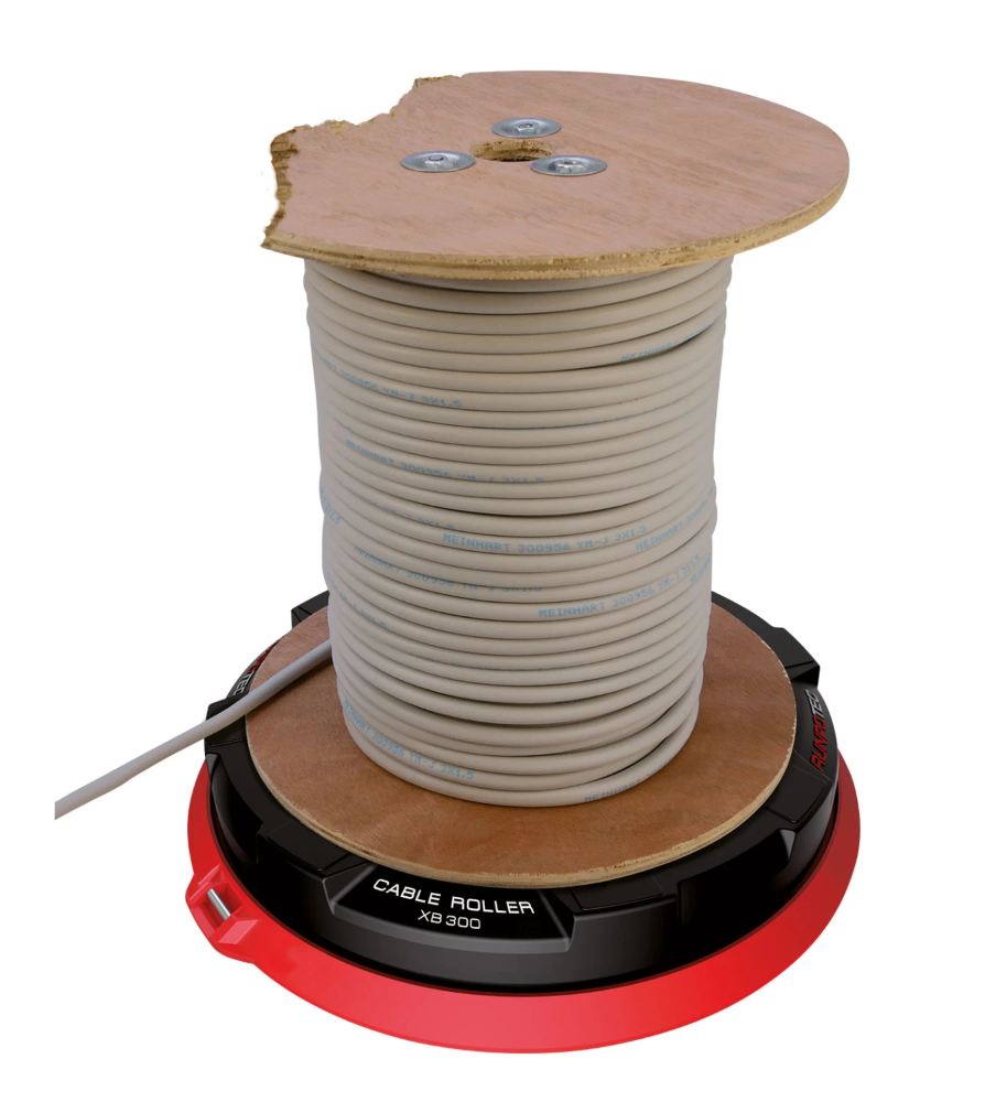 Miniatuur van Runpotec Kabeltrekset 30m met lengtemeter + XB300 met centreerdoorn in koffer (10224)