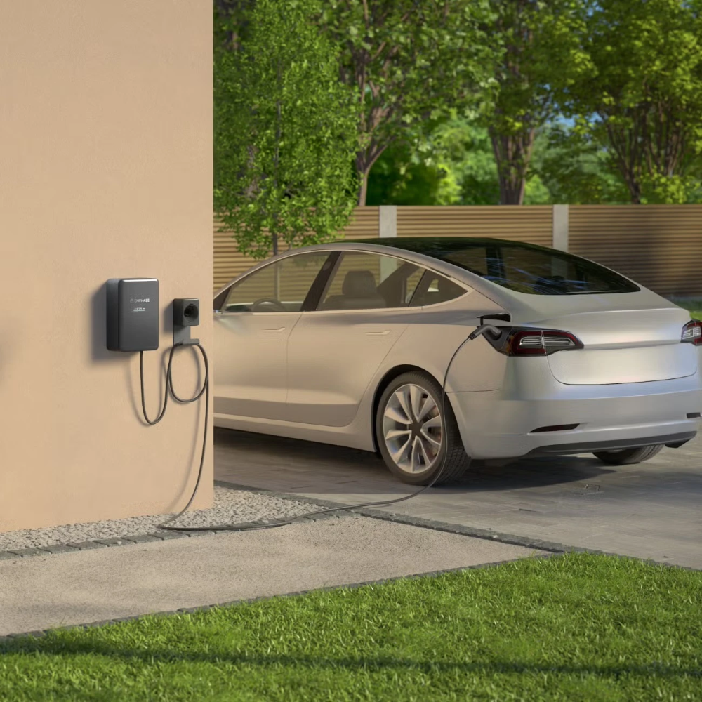Miniatuur van Enphase IQ EV Charger 2 laadpaal 22kW MID type 2 socket - zwart (IQ-EVSE-EU-3032-0005-1300)
