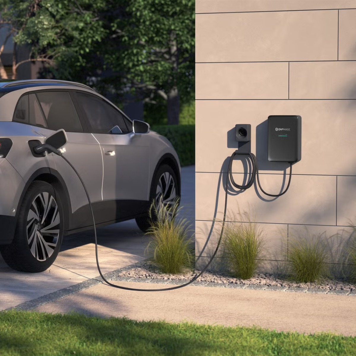 Miniatuur van Enphase IQ EV Charger 2 laadpaal 22kW MID type 2 socket - zwart (IQ-EVSE-EU-3032-0005-1300)