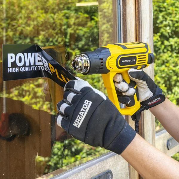 Miniatuur van PowerPlus heteluchtpistool 50°C - 660°C 2300W incl. accessoires (POWX1026)