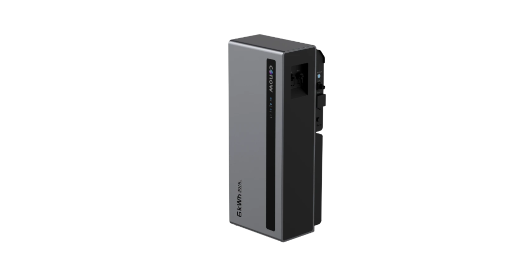 Miniatuur van Conow plug & play balkon thuisbatterij 6kWh >6000 cycli IP65 - powerd byTuya (Atlas 6000 AC)
