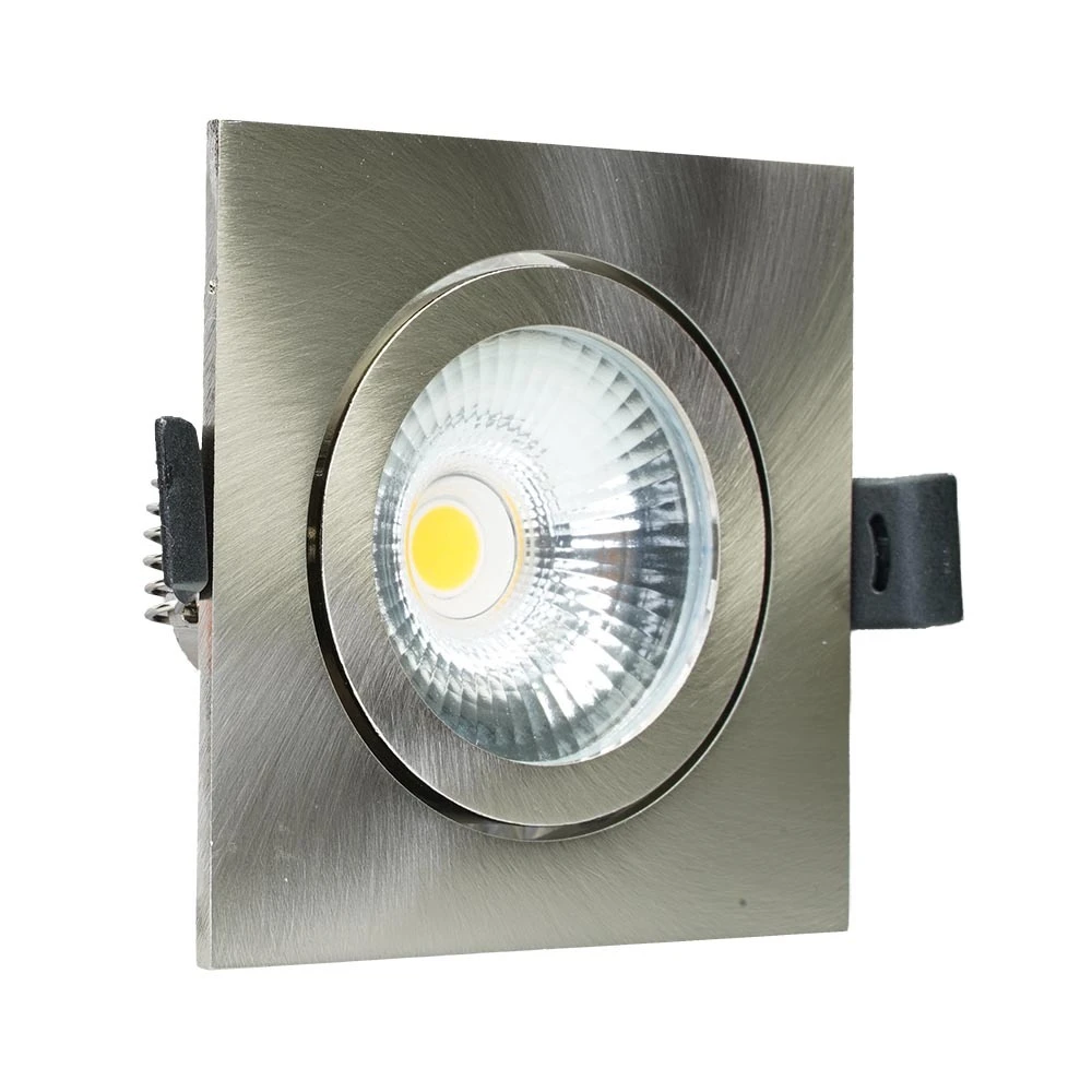 Miniatuur van EMhub waterdichte inbouwspot vierkant aluminium 5W 450lm 2700K incl DimDriver