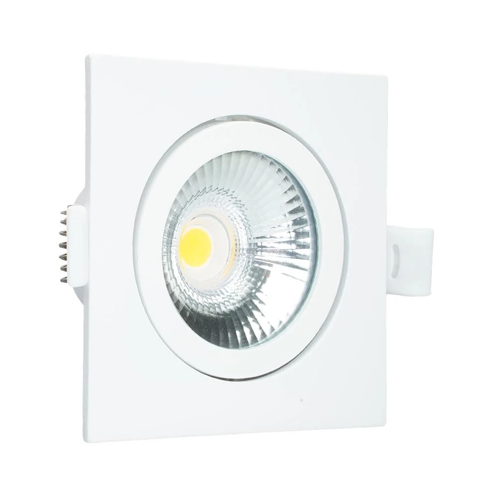 Miniatuur van EMhub waterdichte inbouwspot vierkant wit 5W 450lm 2700K incl DimDriver