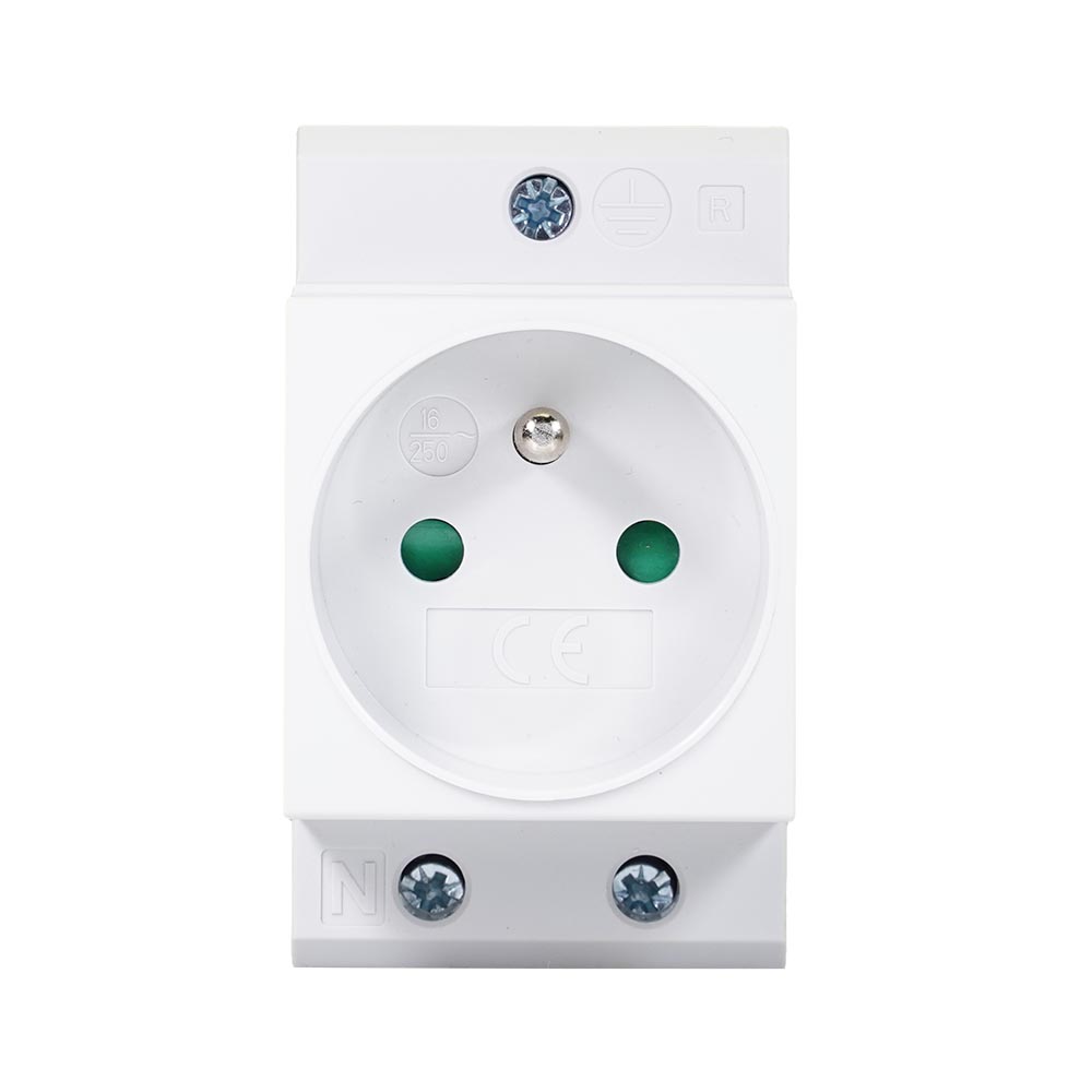 Miniatuur van EMAT stopcontact met PEN aarde din-rail