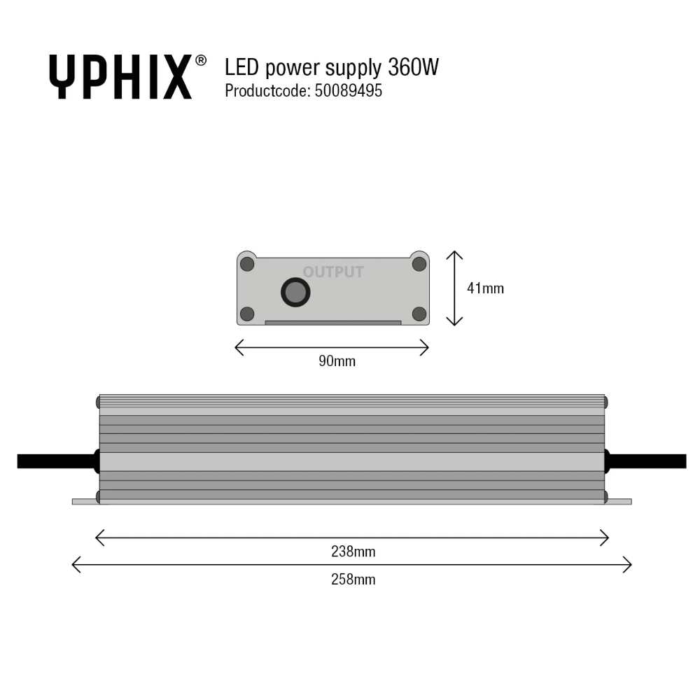 Miniatuur van Yphix LED transformator 24V 15A max. 360W (50089495)