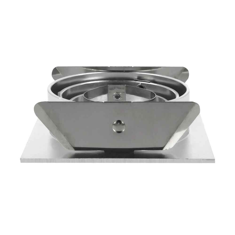 Miniatuur van Yphix inbouwspot vierkant kantelbaar aluminium GU10 zaagmaat Ø80mm - diameter 93mm met bladveren (50114370)