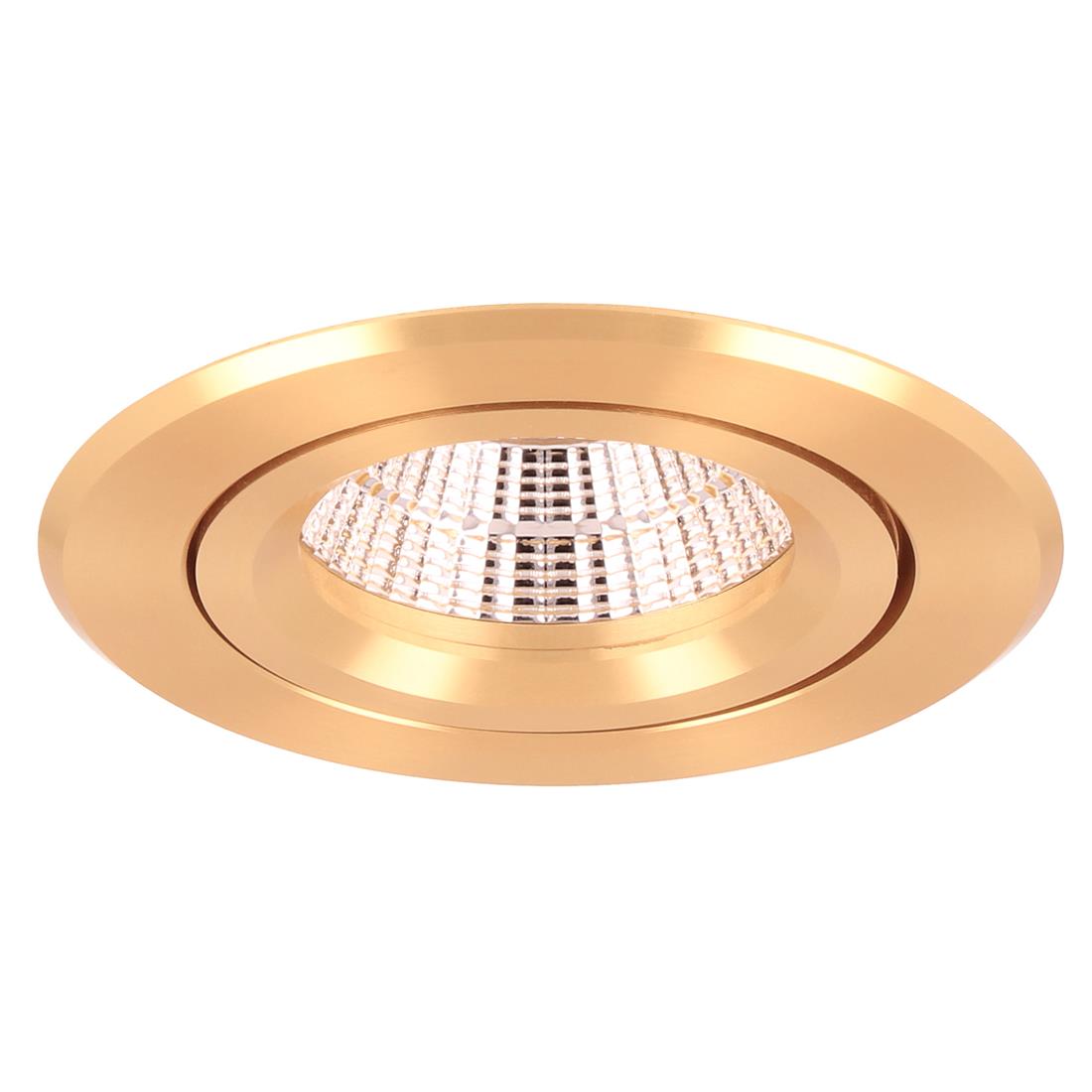 Miniatuur van Yphix inbouwspot rond kantelbaar goud GU10 zaagmaat Ø70mm - diameter 82mm (50114441)