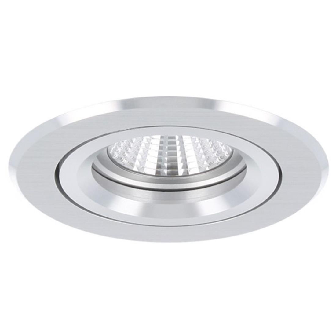 Miniatuur van Yphix inbouwspot rond kantelbaar aluminium GU10 zaagmaat Ø70mm - diameter 82mm met bladveren (50114470)