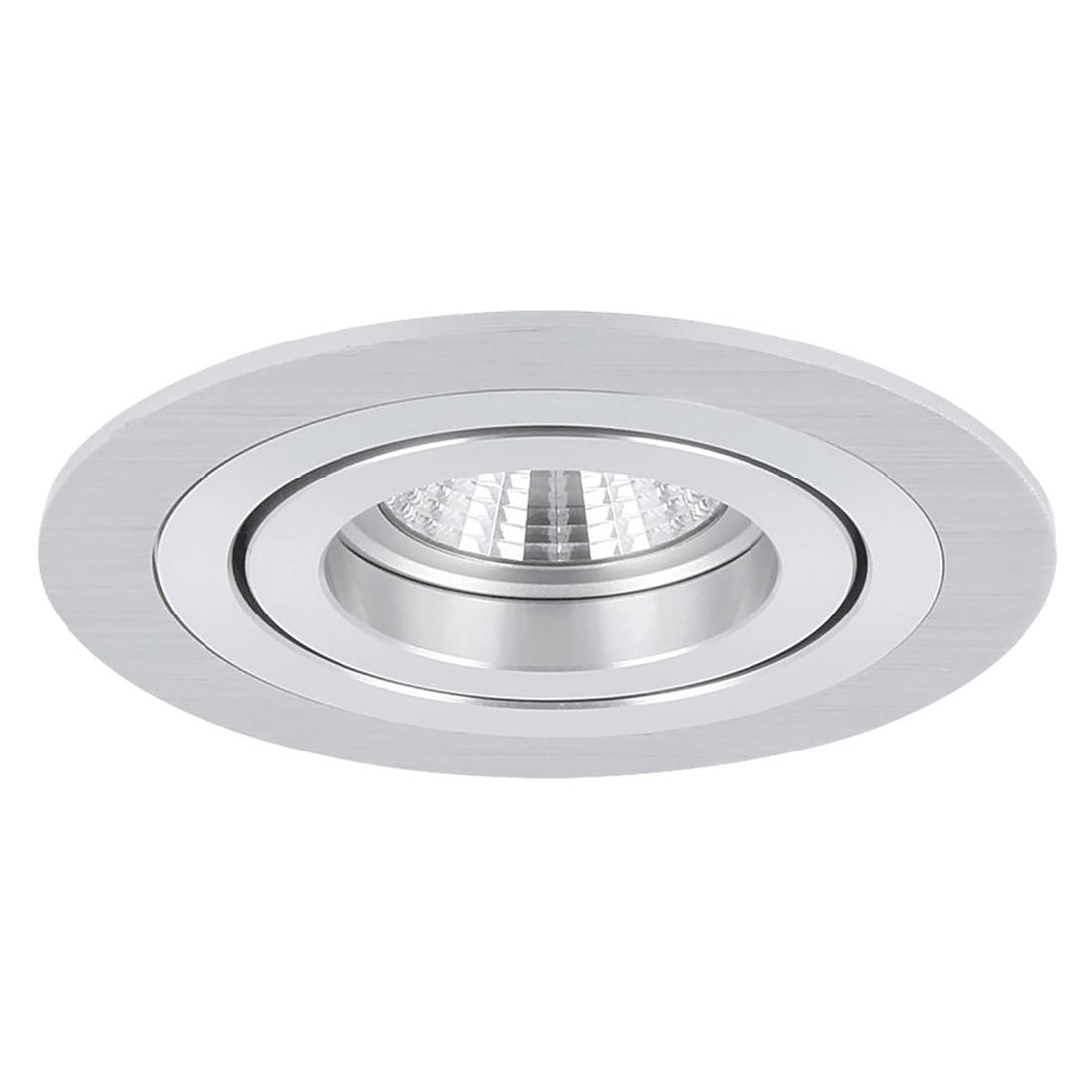 Miniatuur van Yphix inbouwspot rond kantelbaar aluminium GU10 zaagmaat Ø80mm - diameter 92mm met bladveren (50114473)