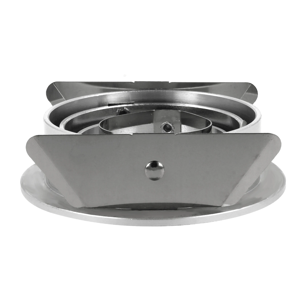 Miniatuur van Yphix inbouwspot rond kantelbaar aluminium GU10 zaagmaat Ø80mm - diameter 92mm met bladveren (50114473)