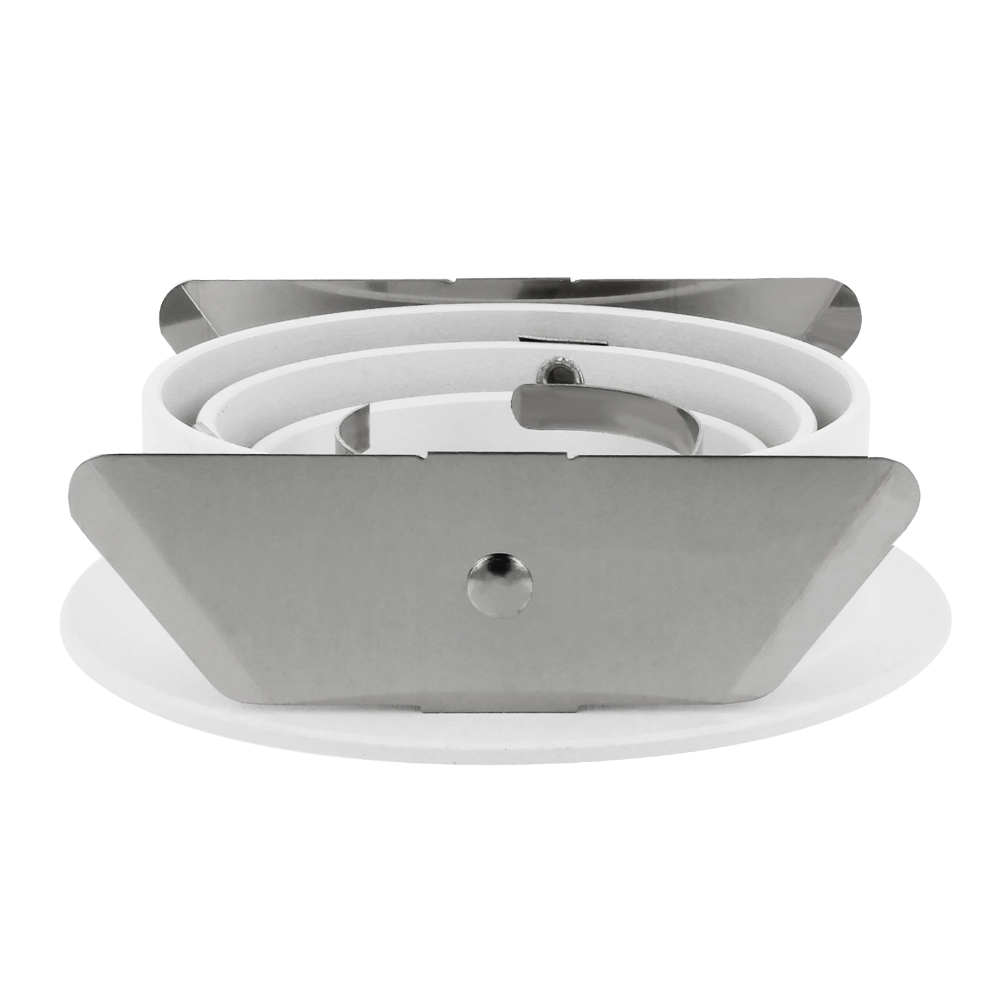 Miniatuur van Yphix inbouwspot rond kantelbaar wit GU10 zaagmaat Ø80mm - diameter 92mm met bladveren (50114474)