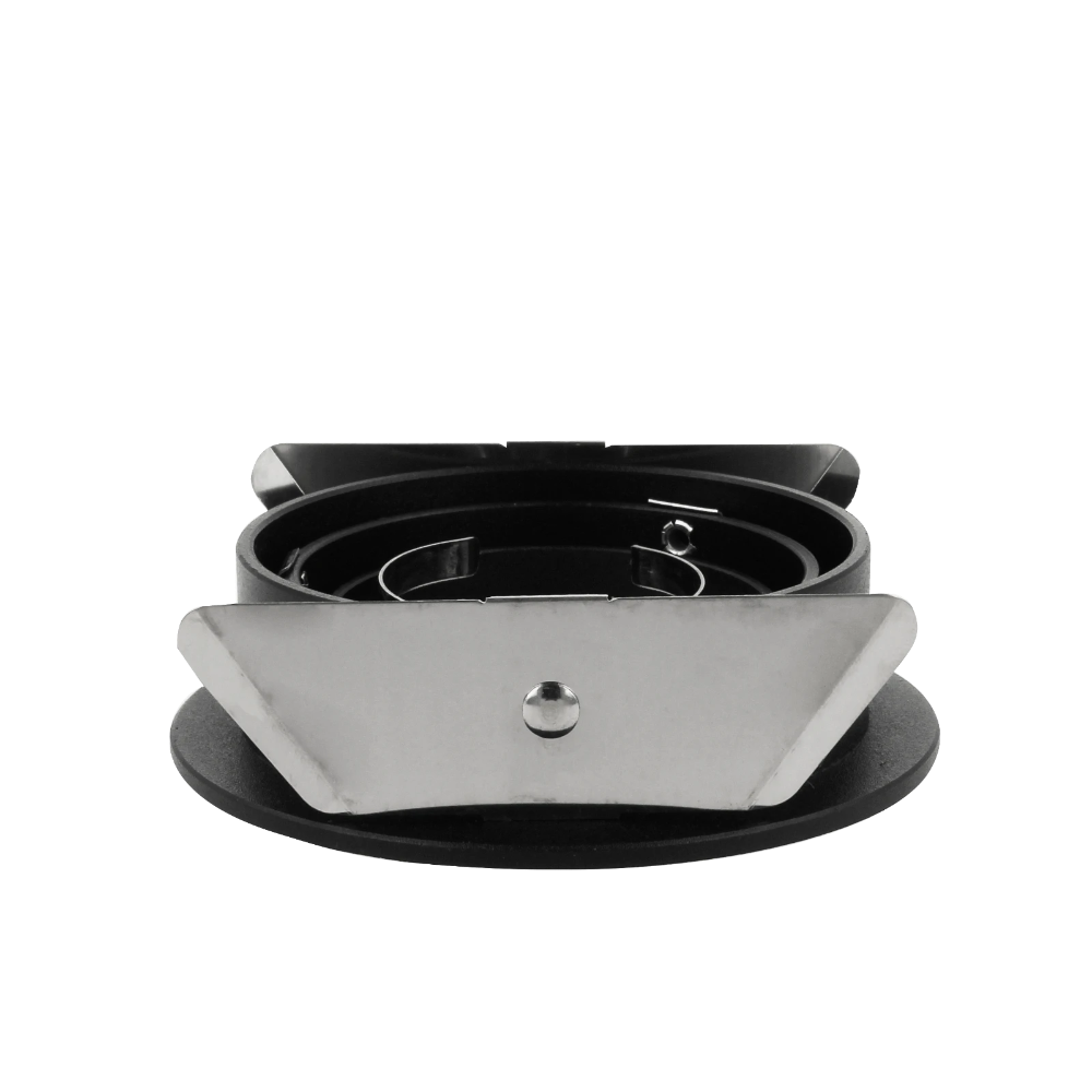 Miniatuur van Yphix inbouwspot rond kantelbaar zwart GU10 zaagmaat Ø80mm - diameter 92mm met bladveren (50114475)