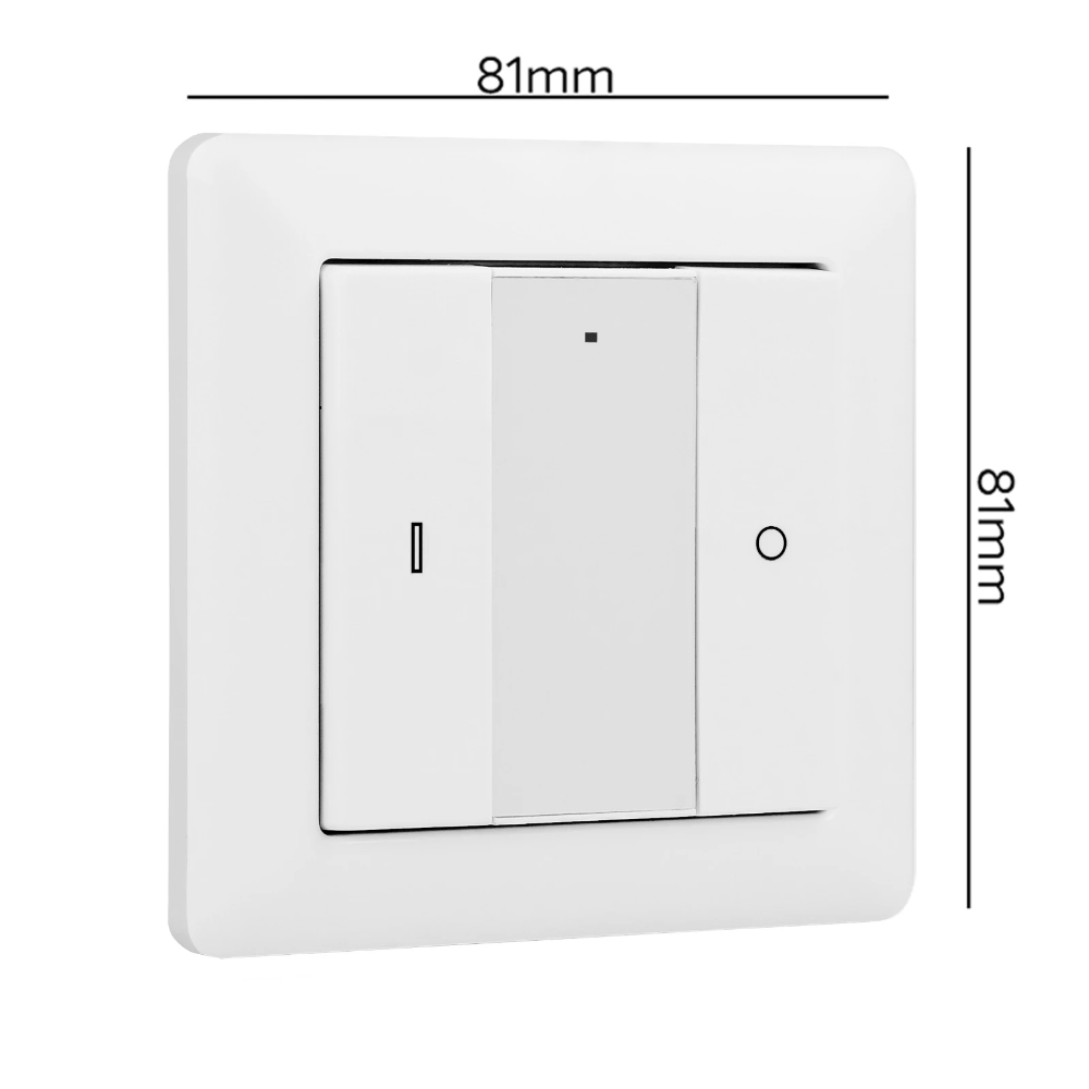 Miniatuur van Yphix draadloze wandbediening RF dimmer 1 zone (50208687)