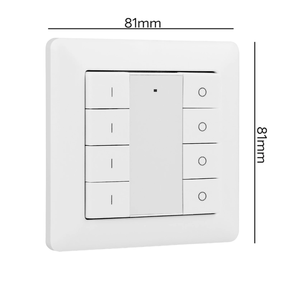 Miniatuur van Yphix draadloze wandbediening RF dimmers 4 zones (50208688)