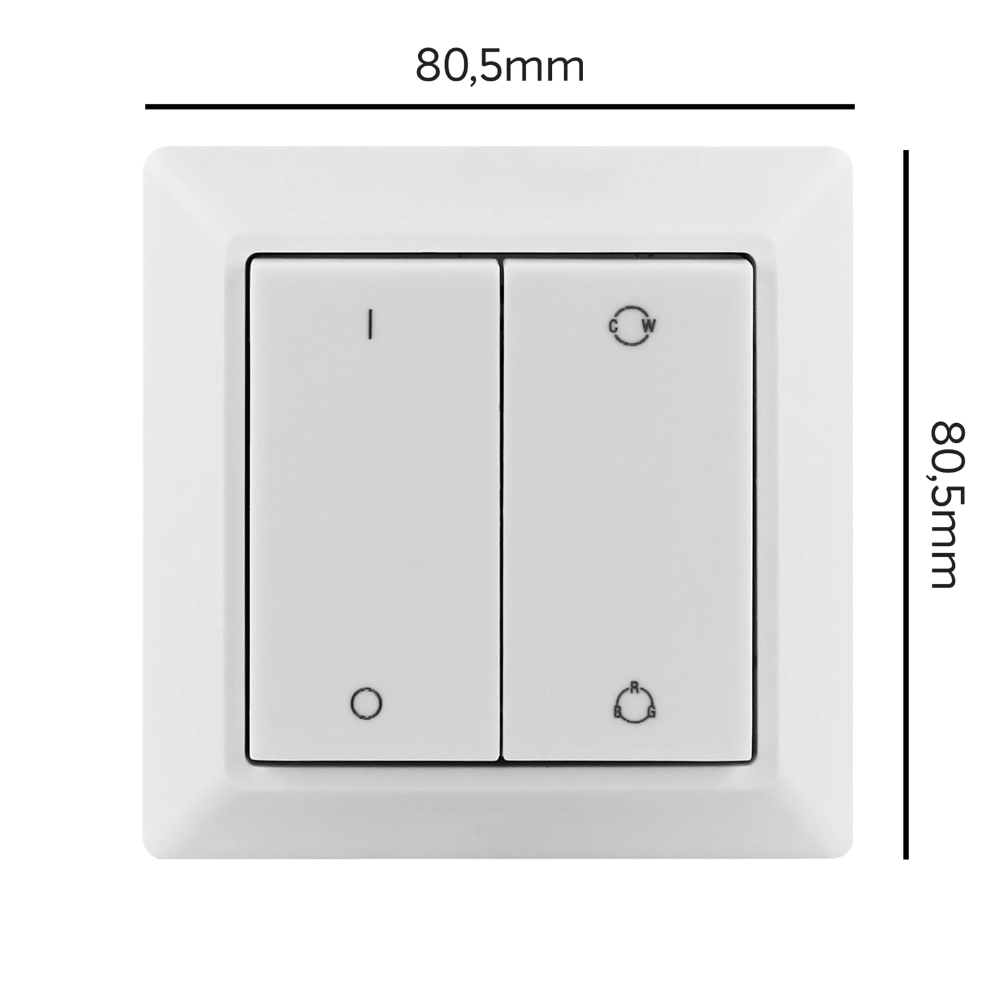 Miniatuur van Yphix draadloze wandbediening RGBW Zigbee 1 zone kinetic (50208793)