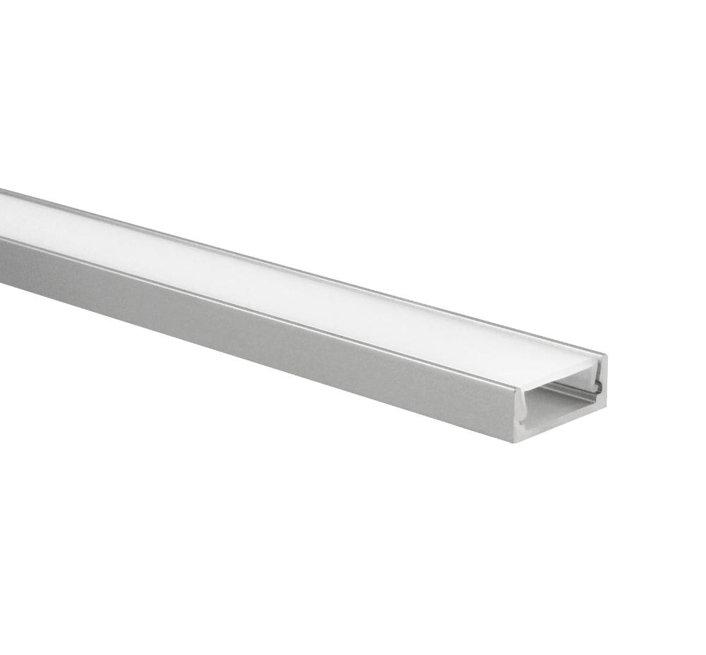 Miniatuur van Yphix LED strip profiel Felita aluminium extra laag met melkwitte afdekkap - 1 meter (50289400)