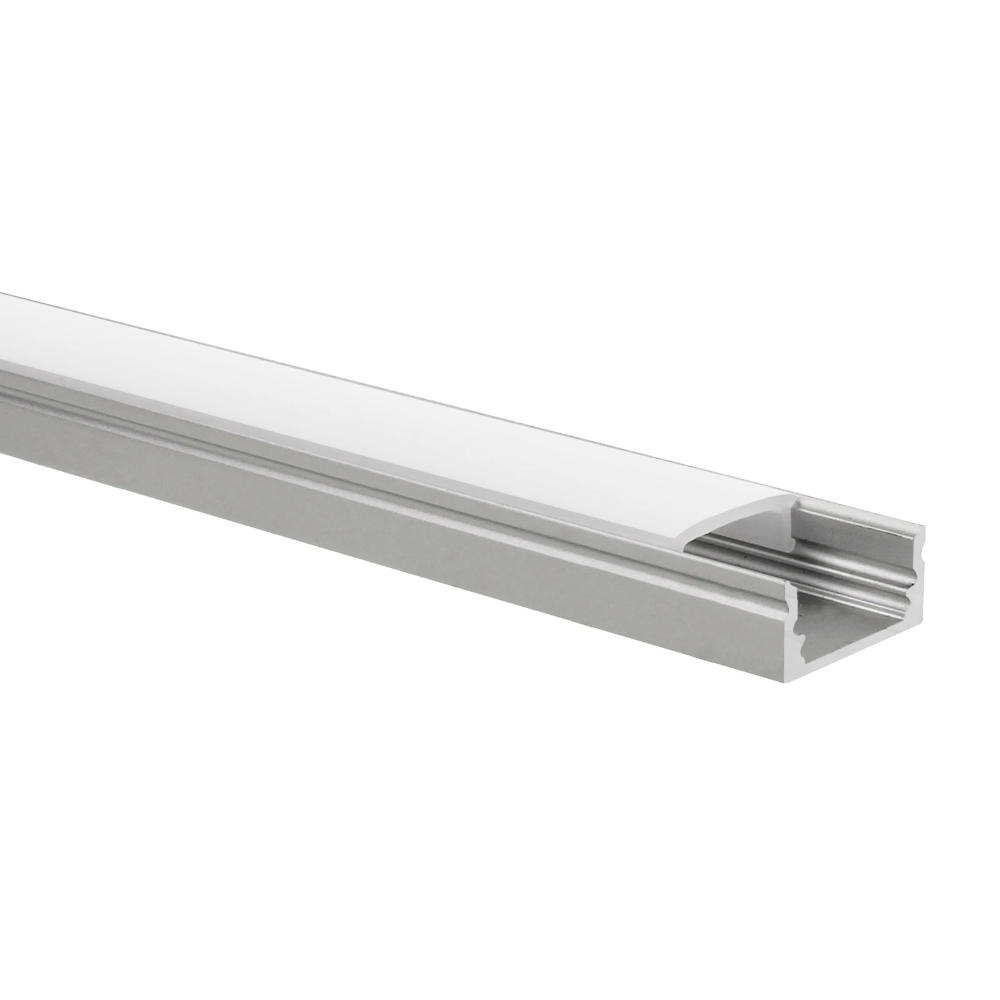 Miniatuur van Yphix LED strip profiel Potenza aluminium laag met melkwitte afdekkap - 1 meter (50289410)