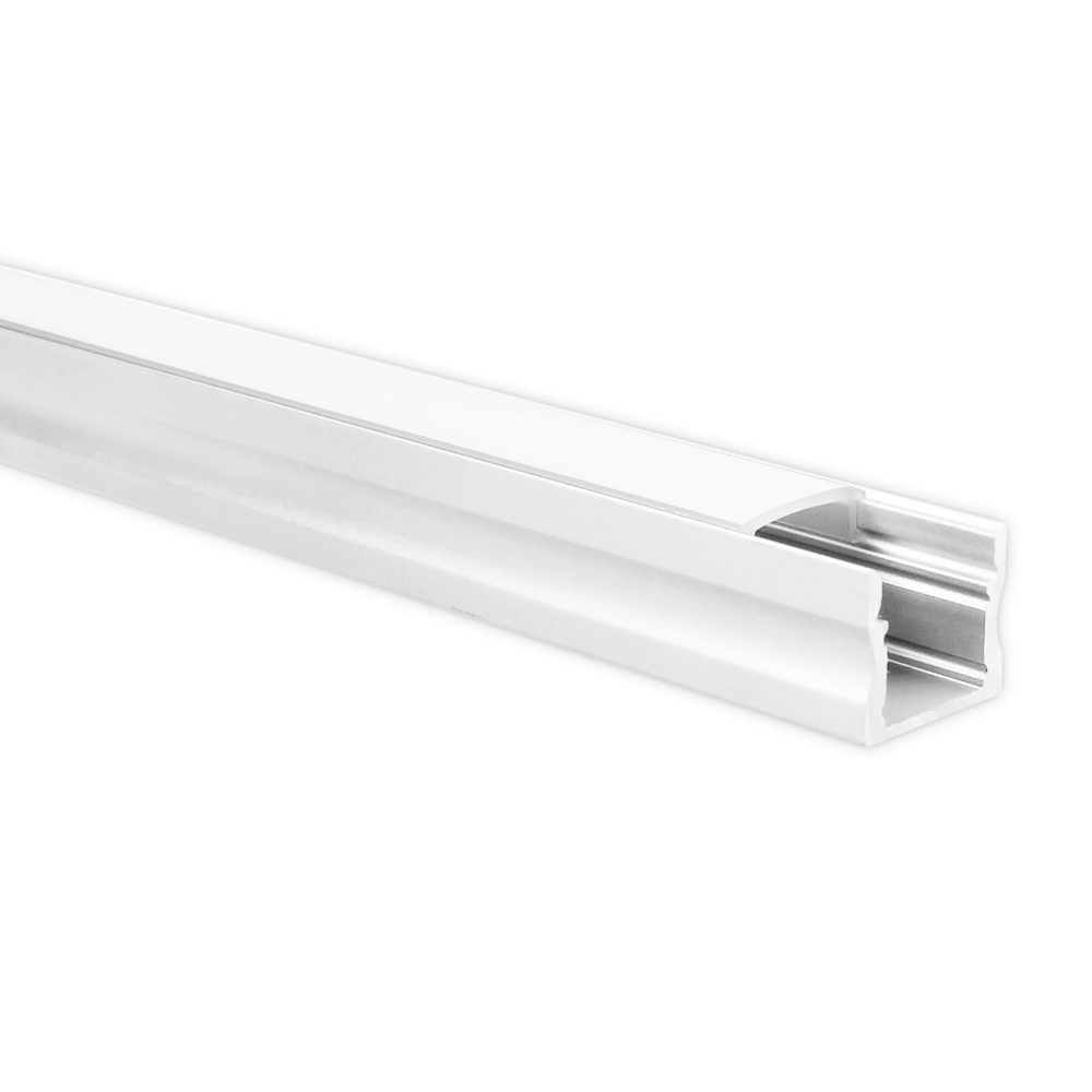Miniatuur van Yphix LED strip profiel Potenza wit hoog met melkwitte afdekkap - 1 meter (50289422)