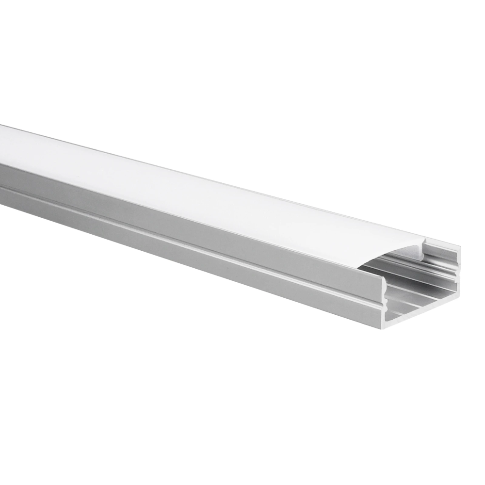 Miniatuur van Yphix LED strip profiel Senisa aluminium breed met melkwitte afdekkap - 1 meter (50289430)