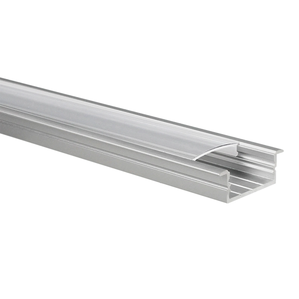 Miniatuur van Yphix LED strip profiel Marconia aluminium breed met transparante afdekkap - 1 meter (50289462)