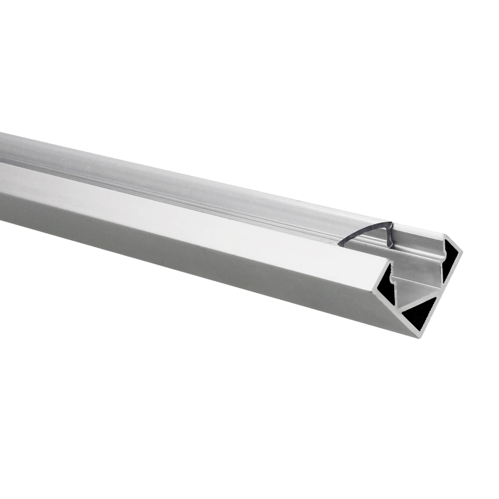 Miniatuur van Yphix LED strip profiel Tarenta aluminium hoek met transparante afdekkap - 1 meter (50289474)