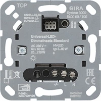 Miniatuur van Gira Systeem 3000 universele LED drukdimmer standaard (540000)