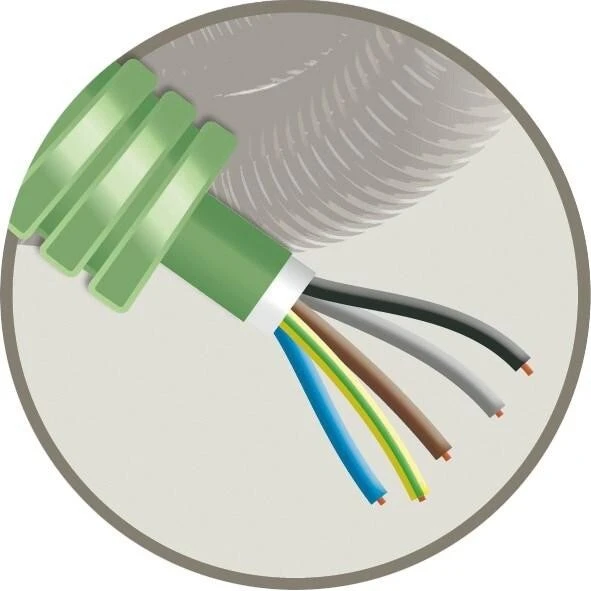 Miniatuur van Green flex flexibele buis XGB kabel 5G1.5mm2 - 20mm per rol 100 meter (HFX5G15)