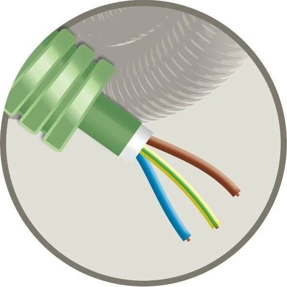 Miniatuur van Green flex flexibele buis XGB kabel 3G2.5mm2 - 20mm per rol 100 meter (HFX3G25)