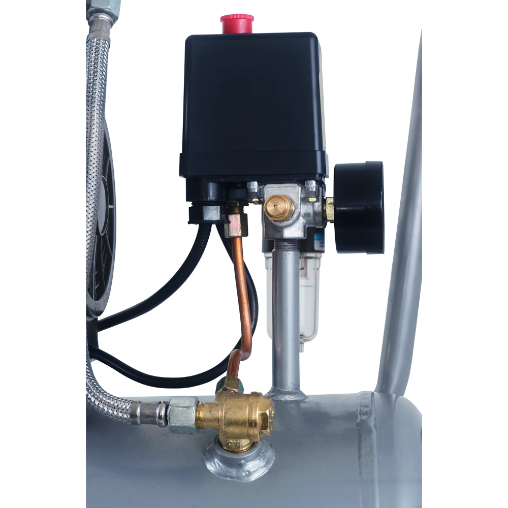 Miniatuur van Hyundai stille compressor 30L 124L/min 750W tot 8 bar 55dB(A) Super Silent (55754)