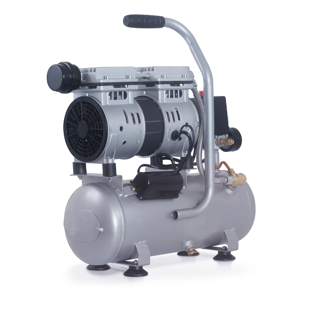 Miniatuur van Hyundai stille compressor 8L 80L/min 550W tot 8 bar 56dB(A) Super Silent (55758)