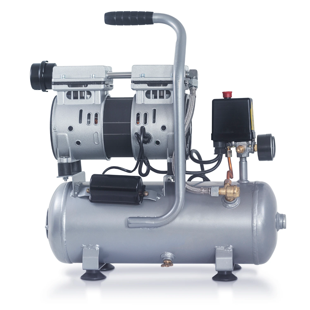 Miniatuur van Hyundai stille compressor 8L 80L/min 550W tot 8 bar 56dB(A) Super Silent (55758)